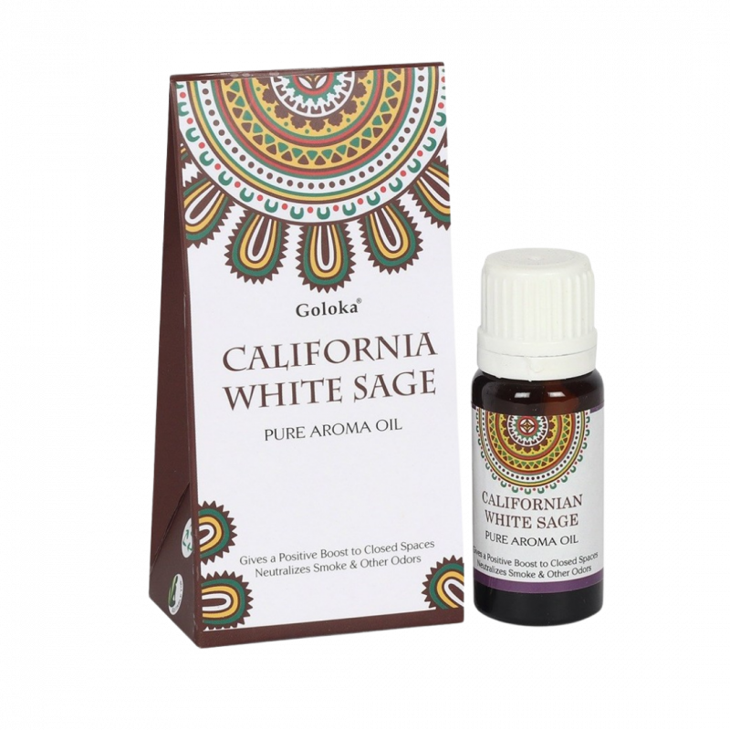 Olio aromatico goloka salvia bianca california - 10 ml
