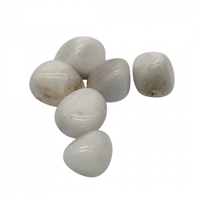 Onice bianca burattata