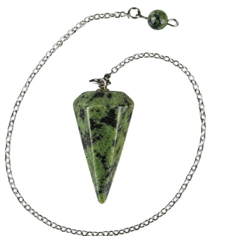 Pendolo cono zoisite - 3 cm