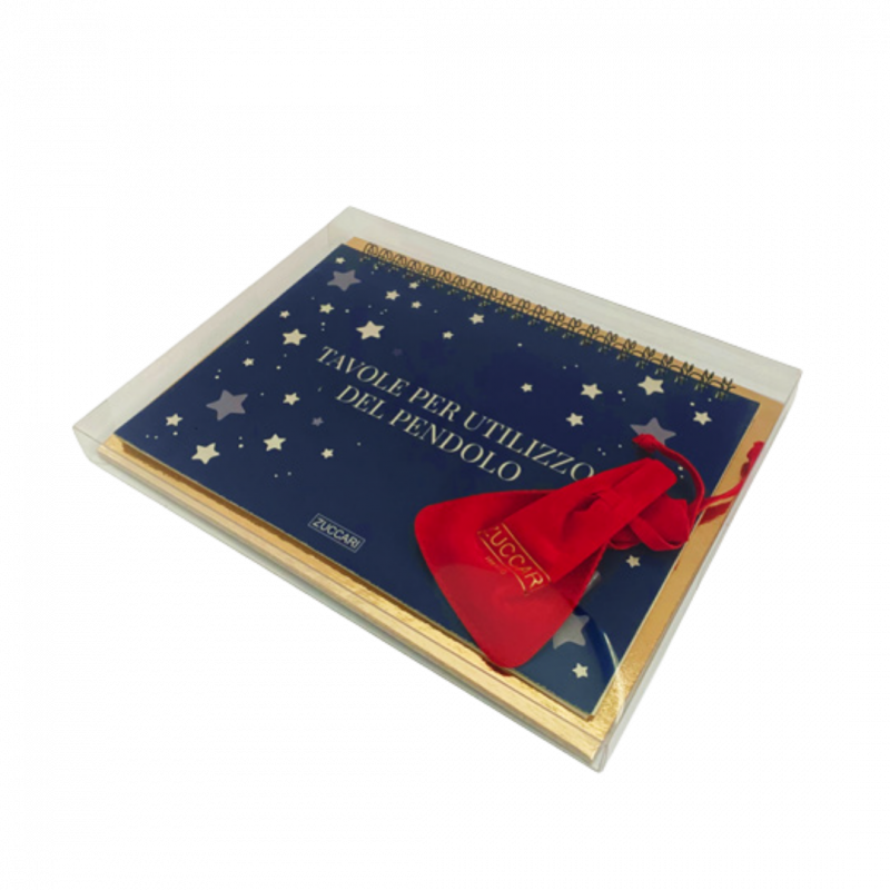 Tavole e pendolo micro egizio integrale in ottone - confezione regalo