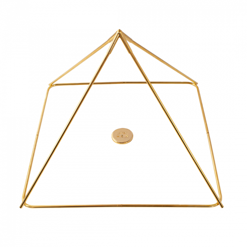 Piramide cheope dorata smontabile - 30 cm