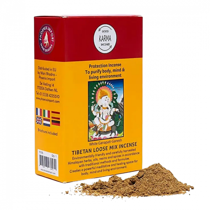 Polvere di incenso tibetano good karma protezione - 123 gr