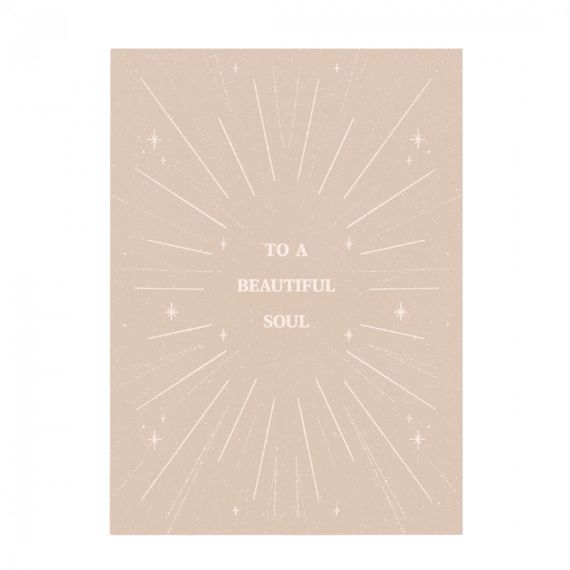 Postcard anna cosma a una anima bella in cartoncino - 15 cm