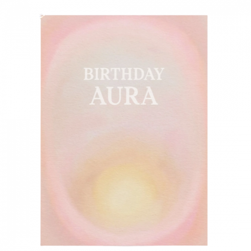 Postcard anna cosma birthday aura in cartoncino - 15 cm