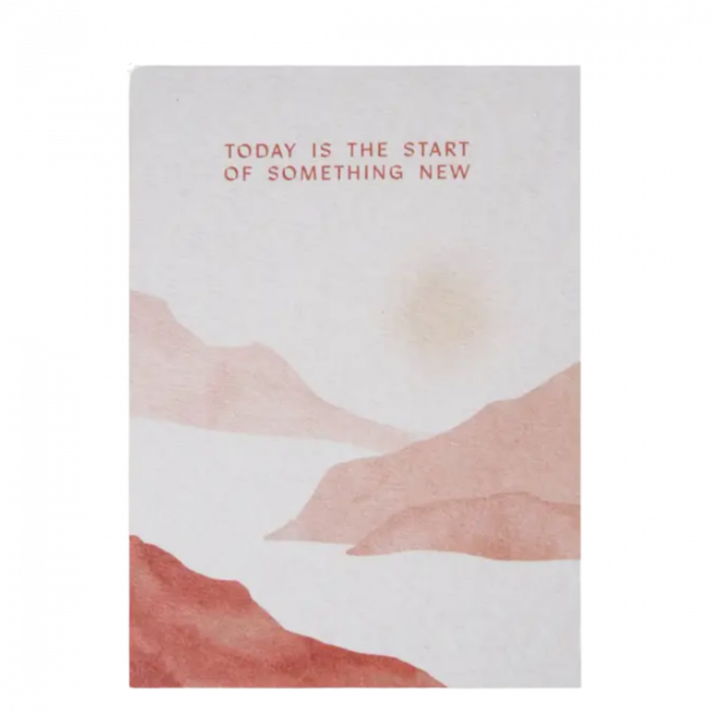 Postcard anna cosma today is the start of something new in cartoncino - 15 cm