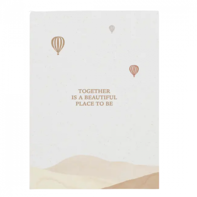 Postcard anna cosma together is a beautiful place to be in cartoncino - 15 cm