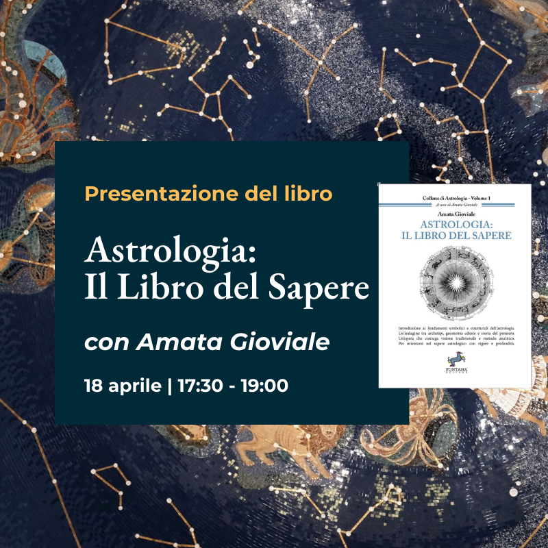 Presentazione del libro "Astrologia: il libro del sapere" con Amata Gioviale