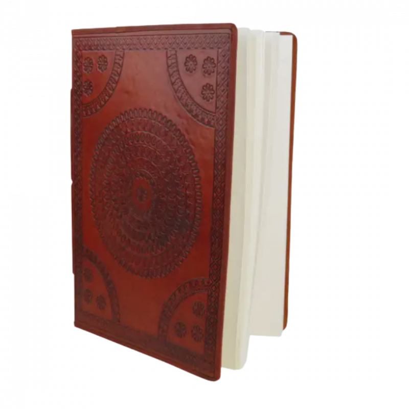 Quaderno in vera pelle e carta pergamena - 9x13 cm 144 p