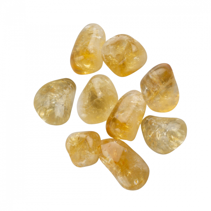 Quarzo citrino burattato