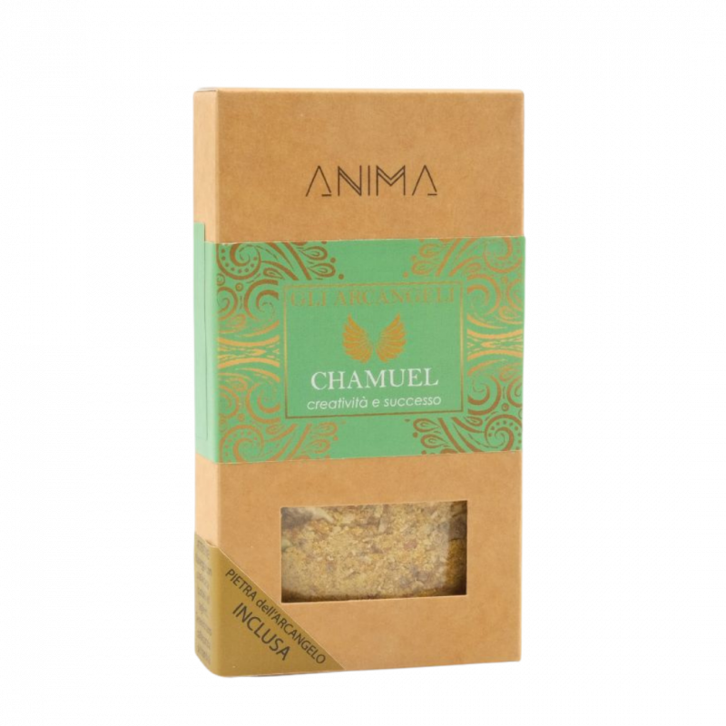 Resina di incenso anima arcangeli chamuel con serpentino - 40 gr