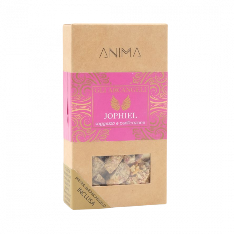 Resina di incenso anima arcangeli jophiel con quarzo rosa - 40 gr
