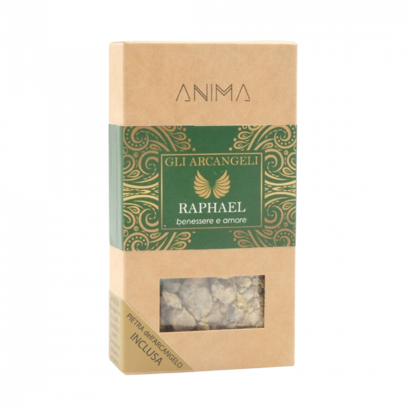 Resina di incenso anima arcangeli raphael con amazzonite - 40 gr