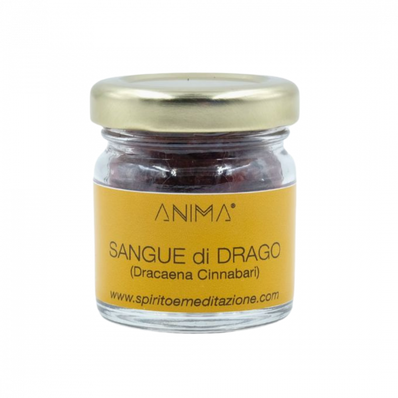 Resina di incenso anima sangue di drago alta qualita' in vetro - 30 gr