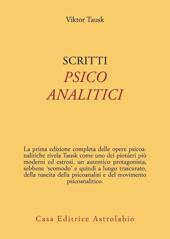 Scritti psicoanalitici