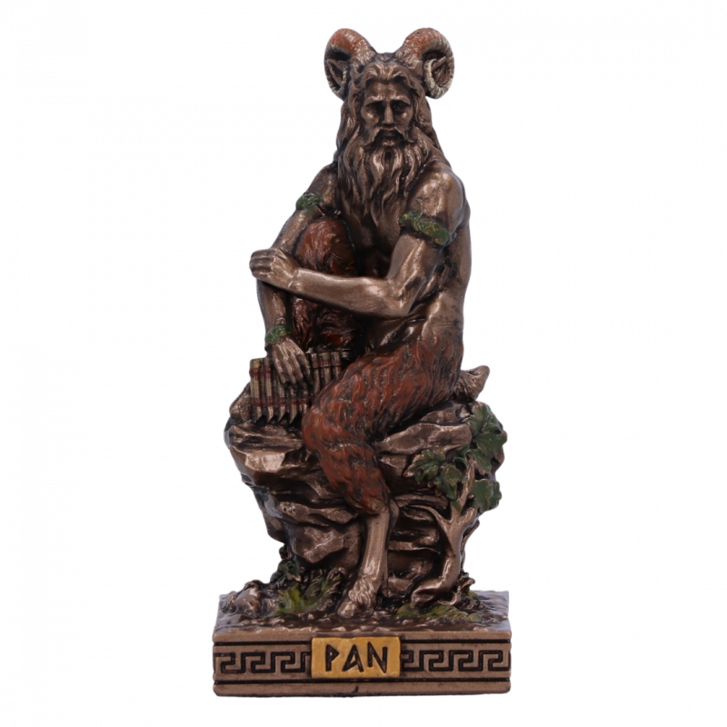 Statua pan bronzata veronese - 24 cm