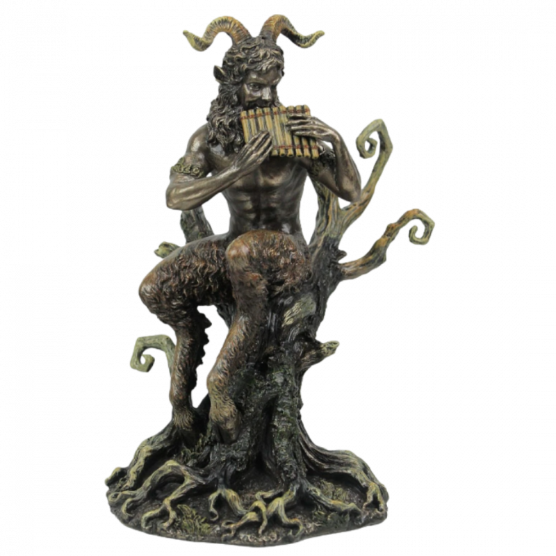 Statua pan bronzata veronese - 24 cm