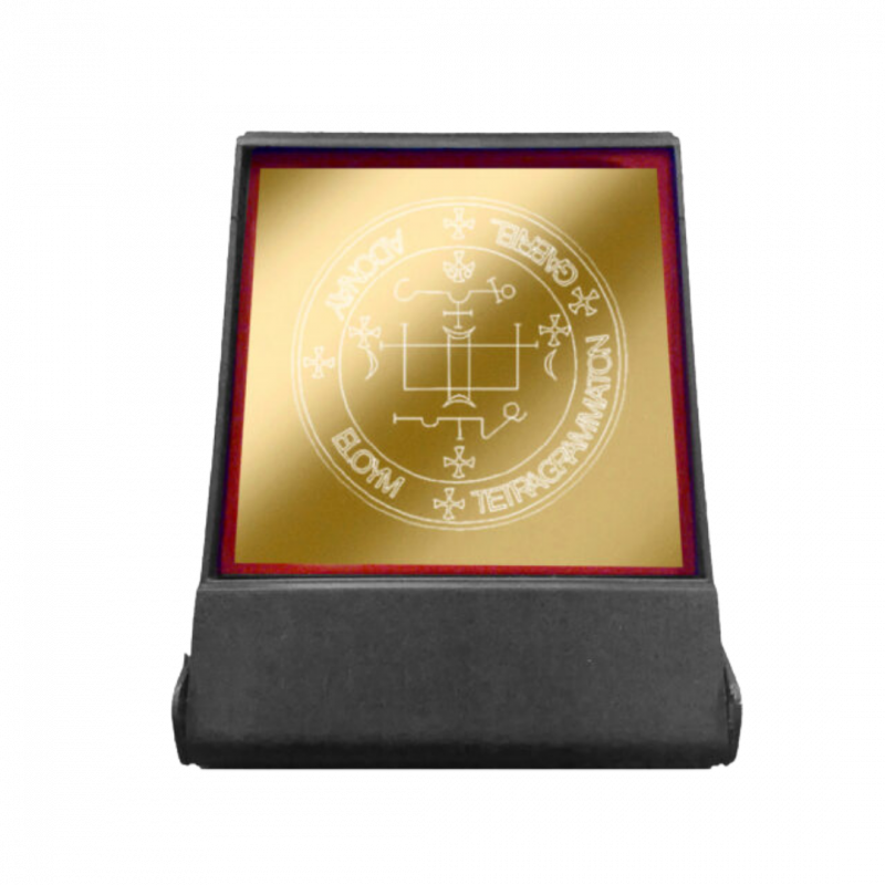 Talismano gabriel in piastra - 8 cm x 8 cm