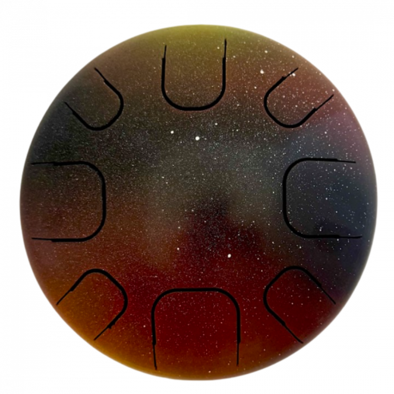 Tongue drum num h006 stellare grande 10 note - 25 cm