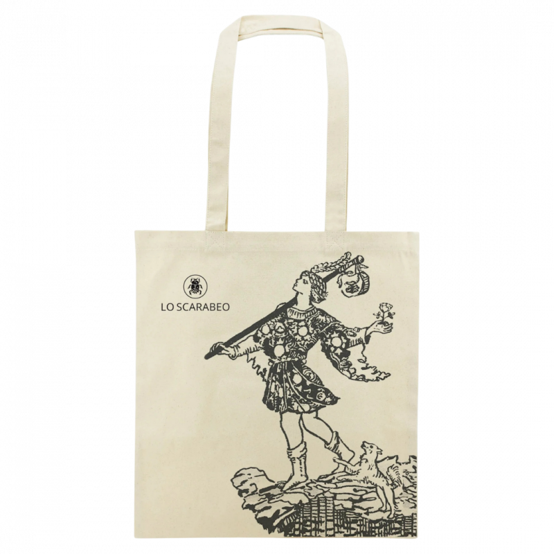 Tote bag lo scarabeo il matto e la forza