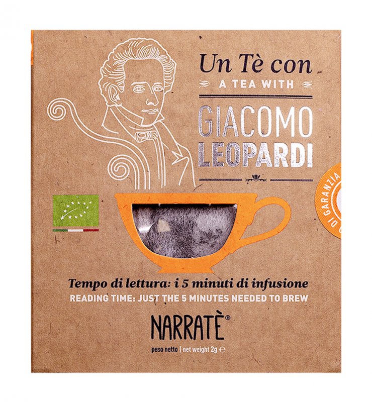 Un tè con Giacomo Leopardi. A tea with Giacomo Leopardi