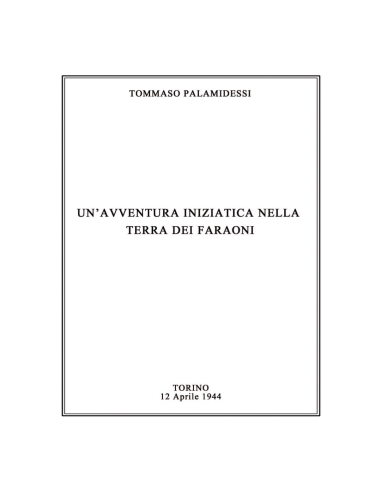 Viaggio iniziatico nella terra dei faraoni (un)