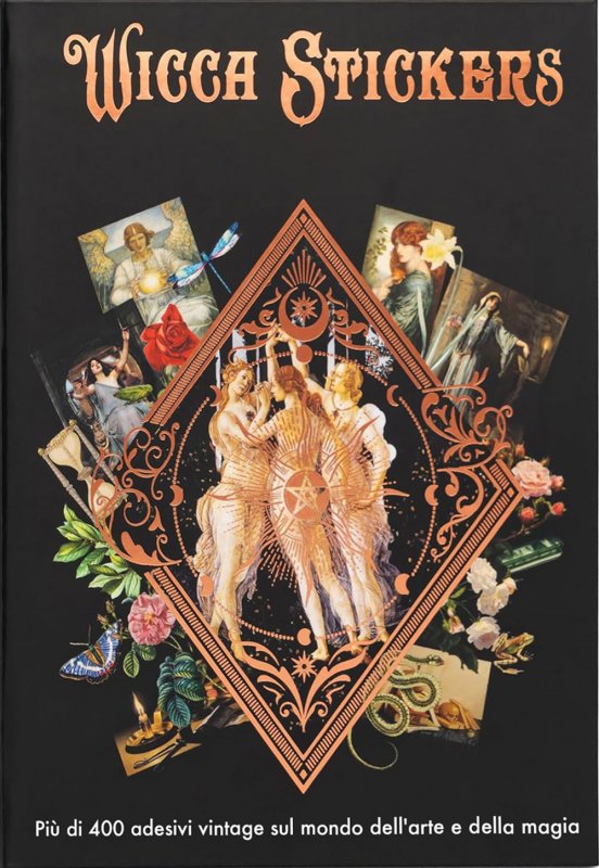 Wicca stickers. Più di 400 adesivi vintage sul mondo dell'arte e della magia