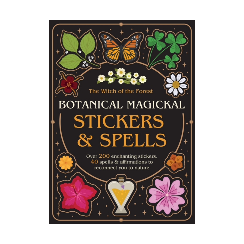 Witch of the forest botanical magickal stickers & spells (the)