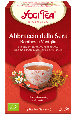 Yogi tea abbraccio della sera rooibos e vaniglia - 30,6 gr