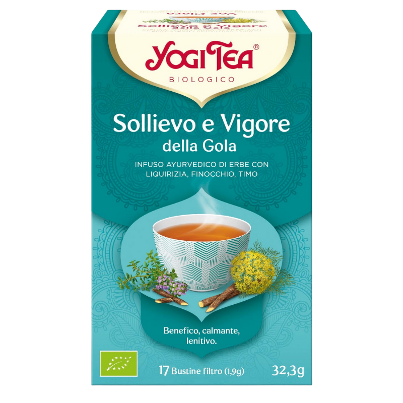 Yogi tea sollievo e vigore della gola - 32,3 gr